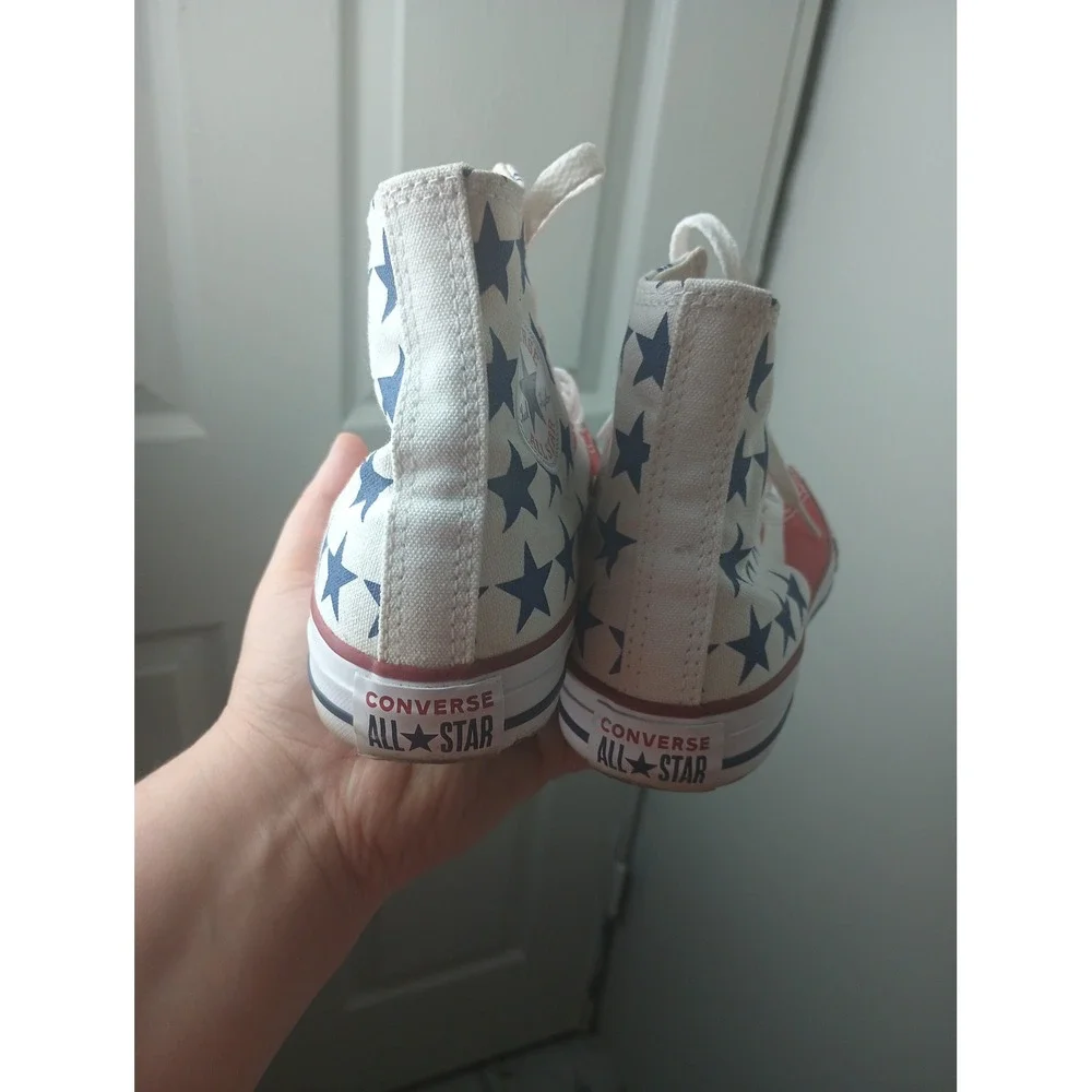 Converse Chuck Taylor All Star High Top Americana Flag Stars Stripes Kids Shoes‎